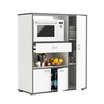 Auchan Meuble de rangement de cuisine compact 3 portes 1 tiroir ceremonie offre