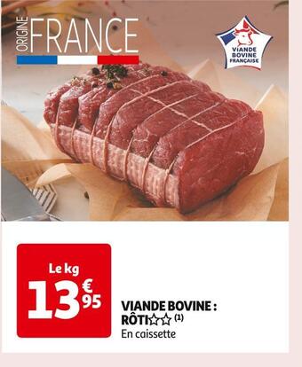 Auchan Supermarché Viande bovine : rôti offre
