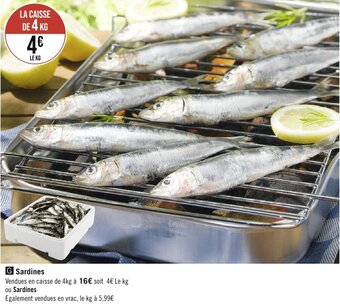 Géant Casino Sardines offre