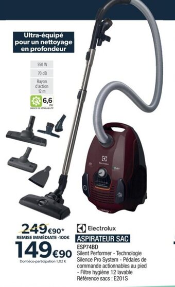 Proxi Confort ASPIRATEUR SAC offre