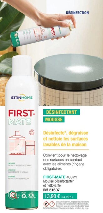 Stanhome FIRST-MATE offre