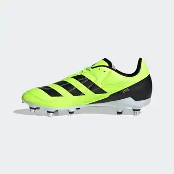 Decathlon Chaussures de rugby adulte - adidas rs 15 sg hybride jaune fluo offre