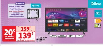 Auchan TV LED QILIVE offre