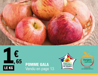 E.Leclerc POMME GALA Vendu en page 13 offre