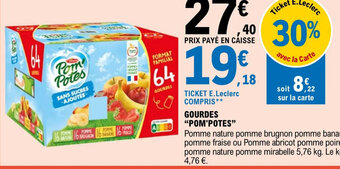 E.Leclerc GOURDES "POM'POTES" offre