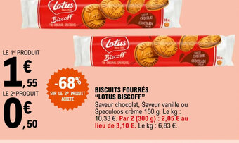 E.Leclerc BISCUITS FOURRÉS "LOTUS BISCOFF" offre