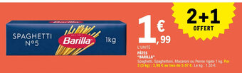 E.Leclerc L'UNITÉ PÂTES "BARILLA" offre