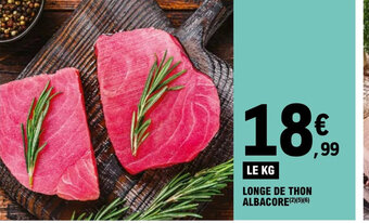 E.Leclerc LONGE DE THON ALBACORE (2) (5) (6) offre