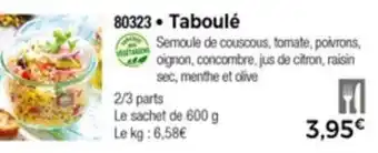Thiriet Taboulé offre