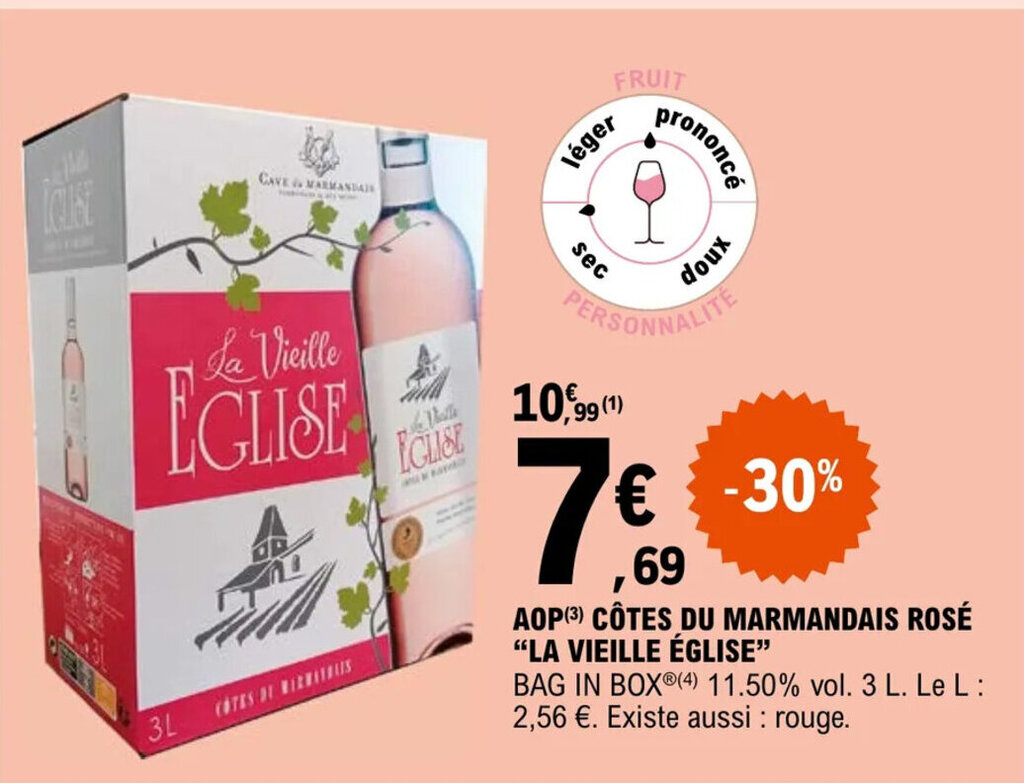 Promo AOP (3) CÔTES DU MARMANDAIS ROSÉ Promo AOP (3) CÔTES DU MARMANDAIS ROSÉ