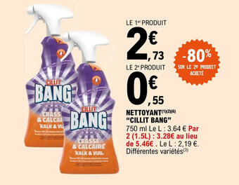NETTOYANT(1¹)(2)(6) "CILLIT BANG"