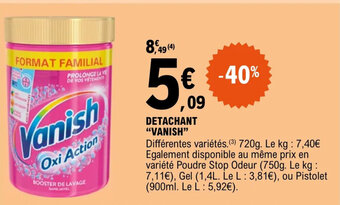 E.Leclerc DETACHANT "VANISH" offre
