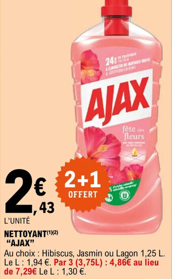 E.Leclerc NETTOYANT(1)(²2) "AJAX" offre