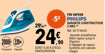 E.Leclerc FER VAPEUR offre