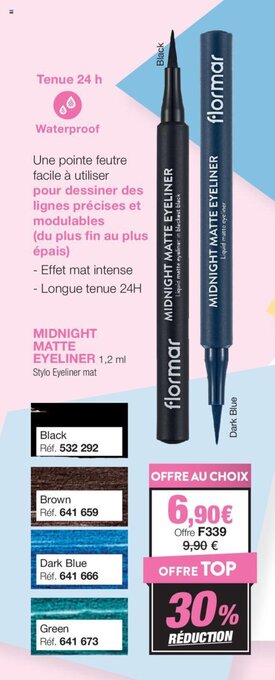 Stanhome MIDNIGHT MATTE EYELINER offre