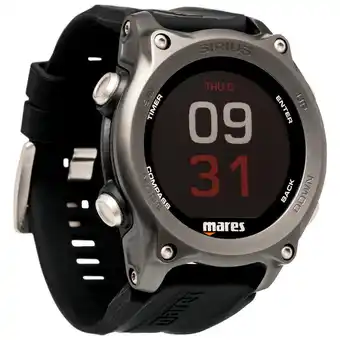 Decathlon Ordinateur de plongée mares sirius noir gris offre