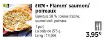 Thiriet Flamm'saumon/poireaux offre