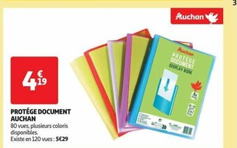 Auchan PROTÉGE DOCUMENT AUCHAN offre