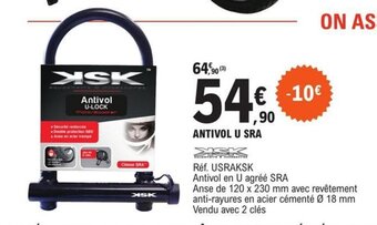 E.Leclerc L'Auto ANTIVOL U SRA offre