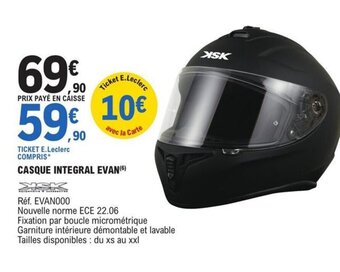 E.Leclerc L'Auto CASQUE INTEGRAL EVAN(6) offre