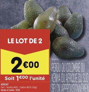 Leader Price AVOCAT offre