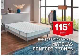 ALDI Home creation living matelas confort 7 zones offre