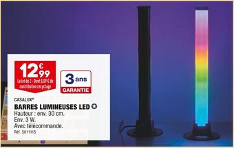 ALDI Casalux barres lumineuses led offre