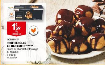 ALDI Excellence profiteroles au caramel offre