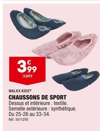 ALDI Walkx kids chaussons de sport offre