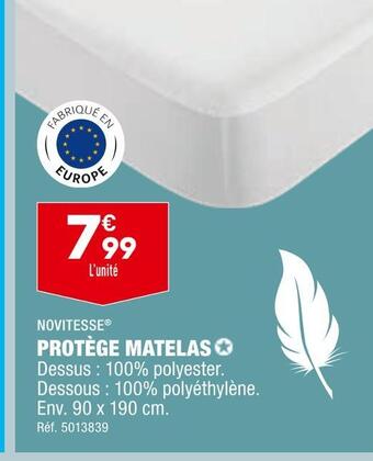ALDI Novitesse® protège matelas offre