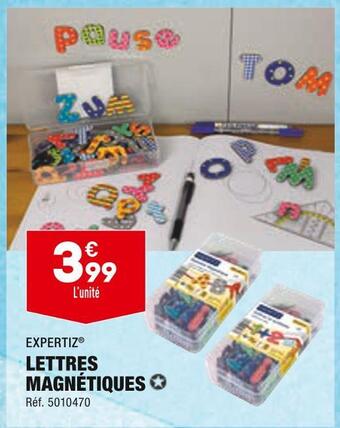 ALDI Expertiz lettres magnétiques offre