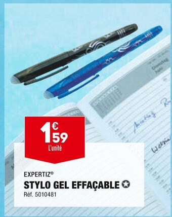 ALDI Expertiz stylo gel effaçable offre