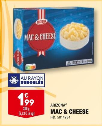 ALDI Arizona mac & cheese offre