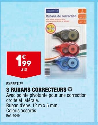 ALDI Expertiz 3 rubans correcteurs offre