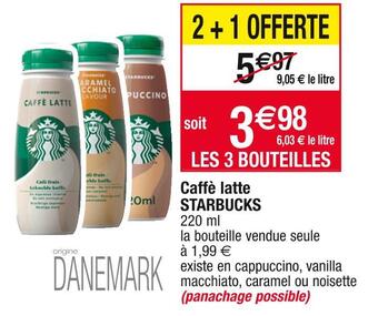 Cora x Carrefour Starbucks caffè latte offre