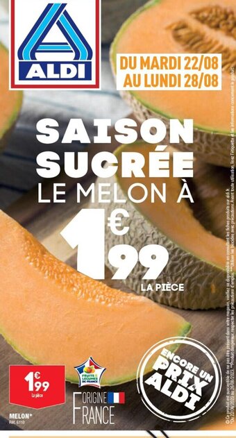 ALDI MELON* offre