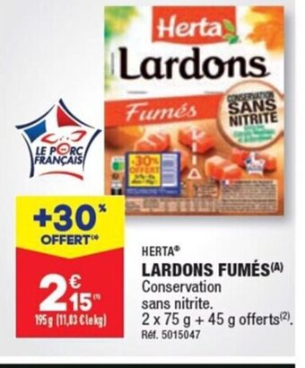 ALDI LARDONS FUMÉS (4) Conservation offre