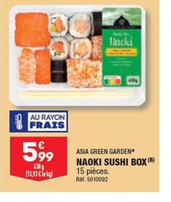 ALDI NAOKI SUSHI BOX (B) offre