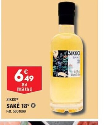 ALDI SIKKOⓇ SAKÉ 18° Ref. 5001090 offre