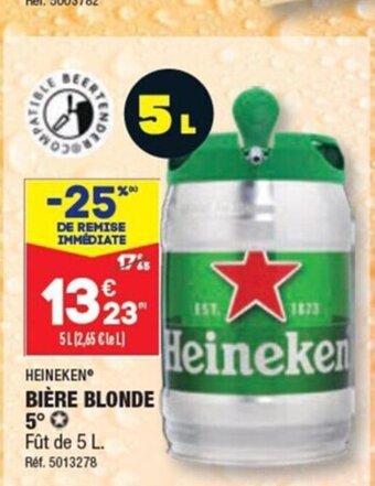 ALDI BIÈRE BLONDE offre