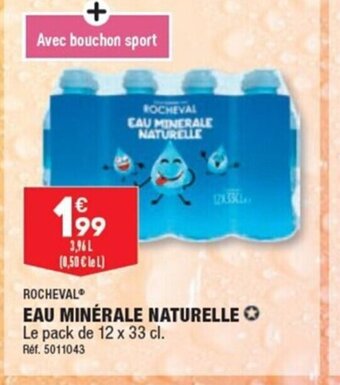 ALDI ROCHEVAL EAU MINÉRALE NATURELLE offre