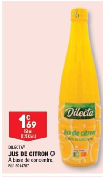 ALDI JUS DE CITRONO À base de concentré. Réf. 5014787 offre