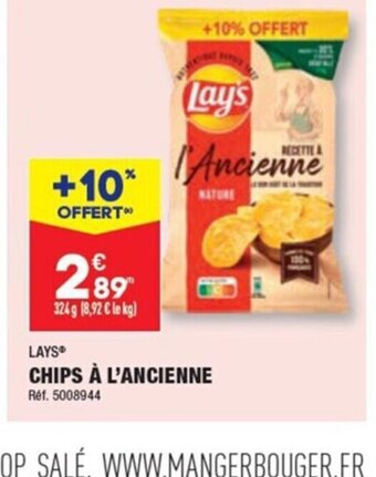 ALDI CHIPS À L'ANCIENNE offre