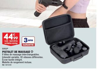 ALDI PISTOLET DE MASSAGE offre