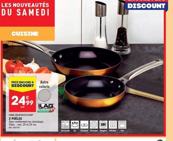 ALDI 2 POÊLES offre
