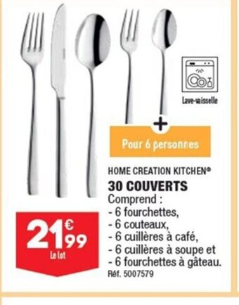 ALDI HOME CREATION KITCHEN 30 COUVERTS Comprend : offre