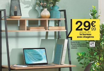 Centrakor le bureau avec étagères offre