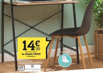 Centrakor la chaise TAHO offre