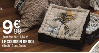 Centrakor LE COUSSIN DE SOL offre