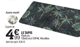 Centrakor LE TAPIS offre